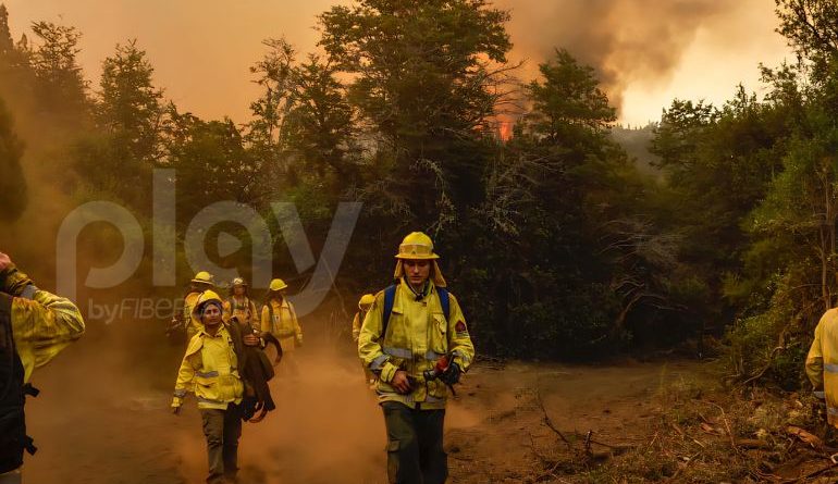 brigadistas santafesinos en cholila incendios